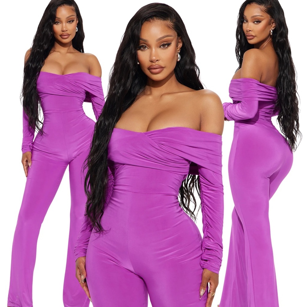 Say it again jumpsuit MAGENTA